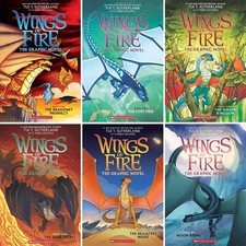 Wings of Fire The Graphic Novel 1 - 6 Books Collection Set by Tui T. Sutherland