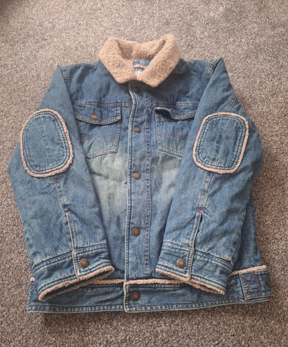 Boys blue denim jacket - blue,