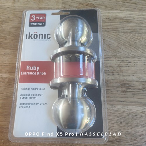 Ikonic ruby entrance knob - ikonic,