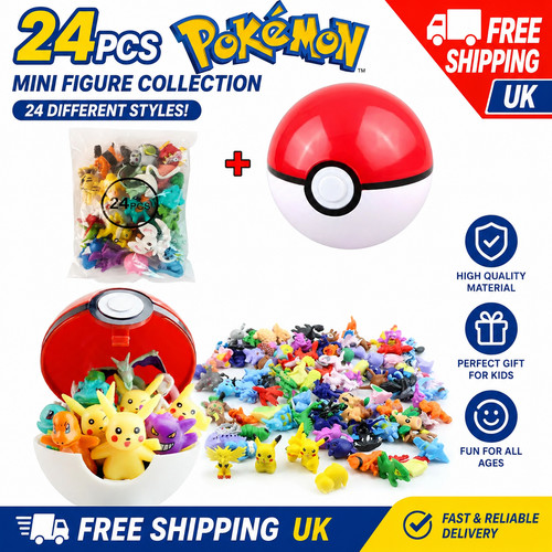 24pc pokémon action - action, figures