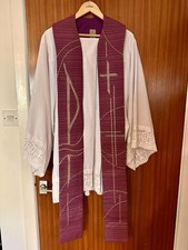 Masion Bouvier Purple Stole