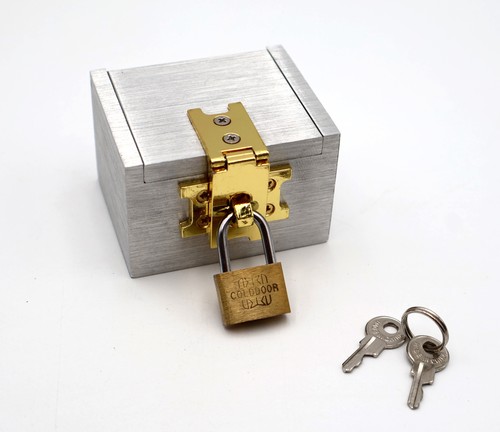 Metal strong box the poor - strong,