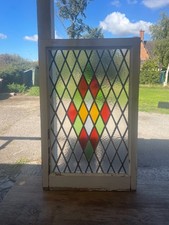 Beautiful Art Deco Stained Glass Window  LS21 1/2