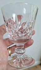 8 x cut crystal port sherry
