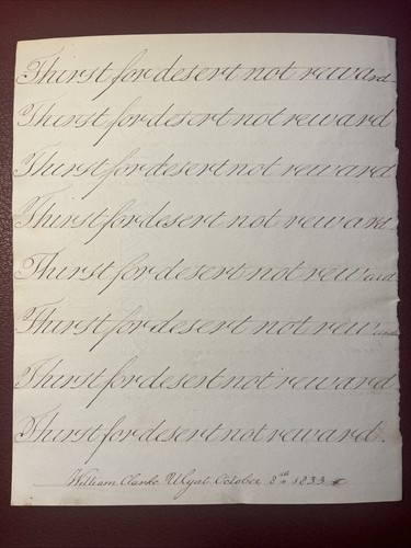 1833 ooak handwriting by - ooak, 1/1