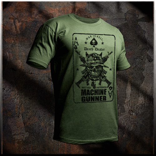 Machine gunner shirt - machine, t-shirt