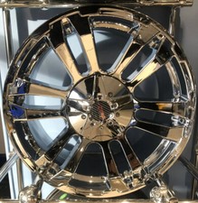 JEEP WRANGLER 18" CHROME 5X127 ALLOY WHEELS CB71 ET25 2010 YEAR ONWARDS