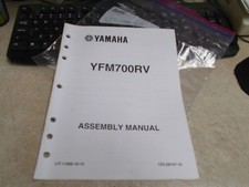OEM Yamaha Assembly Manual 2005 YFM700 RV LIT-11666-19-13