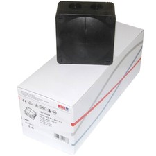 5 x Wiska 308 Outdoor Junction Boxs c/w 3 Wagos in each + 15 x Black 20mm Glands