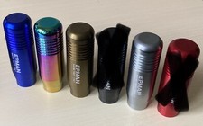 Tall Slim Gear Knob Small Neo Chrome Red Grey Bronze Blue Black UK SELLER!