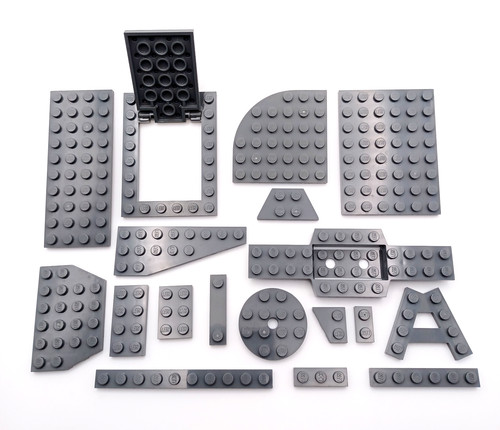 Lego base plates grey - lego®,