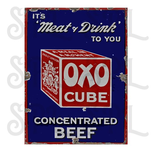 Oxo cube retro style metal - retro,