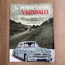 Vauxhall Wyvern and Velox 1952