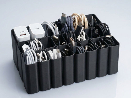 Usb cable organizer box tray - usb,