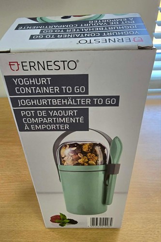 Ernesto yoghurt container - ernesto, to