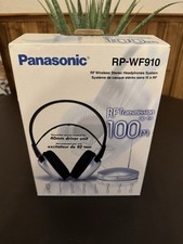 Panasonic RP-WF910 - Wireless Stereo Headphones System, Untested.