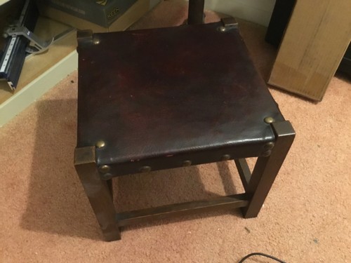 Footstool labled lake side - footstool,