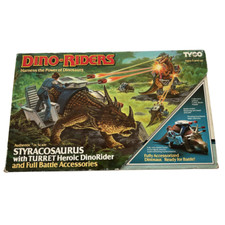 Dino Riders Styracosaurus Boxed With Inserts not complete 691