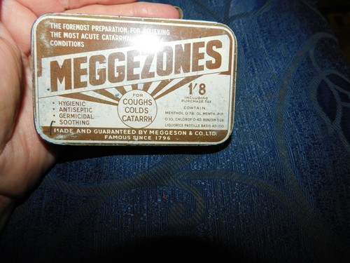 Vintage collectable empty tin - vintage,