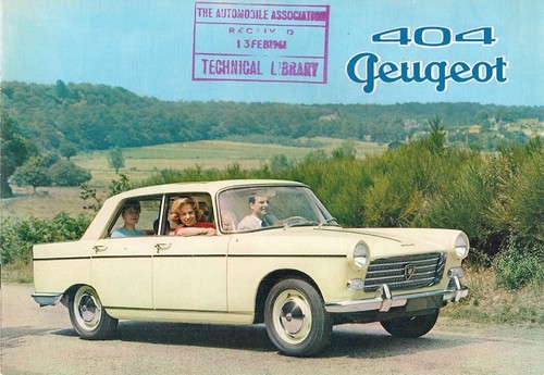Peugeot 404 saloon 1960 - peugeot, 1960-1961