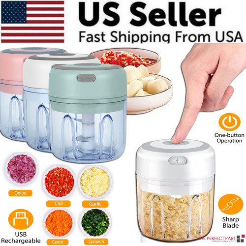 Electric 300ml garlic press - 300ml,