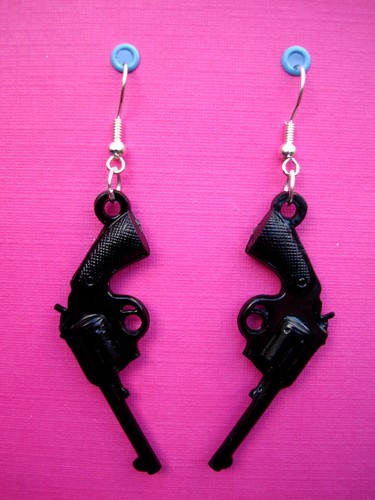 Funky black gumball pistol - black,