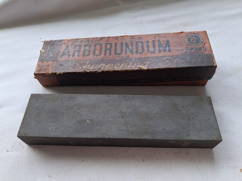 Vintage carborundum sharpening - vintage,