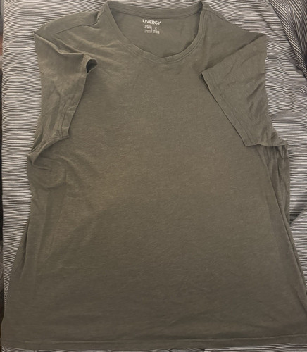 Livergy men green - green, solid