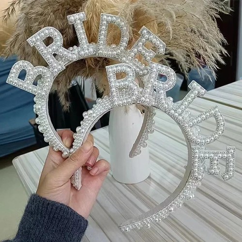 Bride pearl crown - bride,
