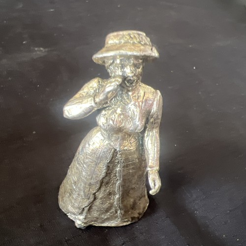Vintage silver plated lady - vintage,