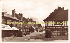 1945  LENHAM   High Street   Maidstone Kent  photo postcard