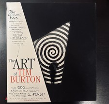 Tim Burton Signed Book The Art