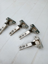 Clip Cabinet hinges 110° Overlay Application x4 - Silver...