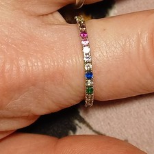 Sterling Silver Multi Colour