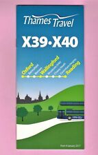 Bus Timetable - Thames Travel Wallingford - X39/40: Oxford to Reading - Sep 2016