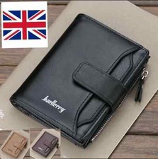 Mens RFID SAFE ID Protection Leather Wallet Designer Contactless Card Blocking