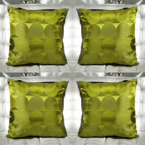 Set lime green geometric - of, 4
