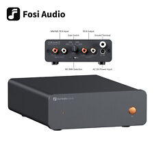 Fosi Audio Box X5 Phono Preamp for MM&MC Cartridge Turntable 4-Level Gain Solid