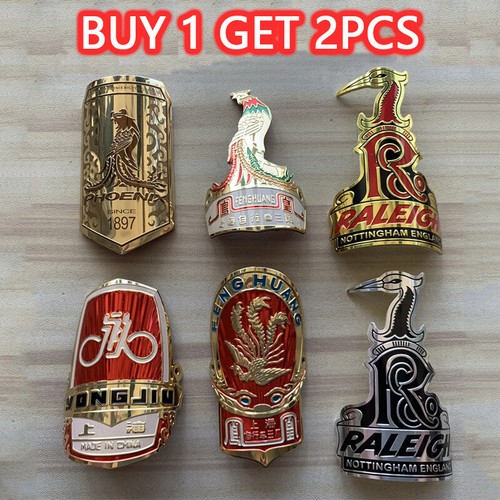 Metal bike head badge bmx - metal,