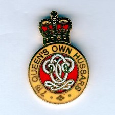 Enamel Lapel Badge 7th Queens