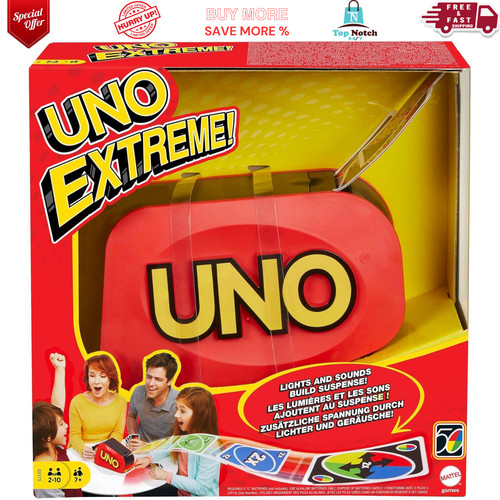 Uno extreme card game - uno,