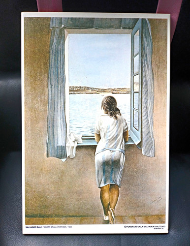 Salvador dali ceramic tile - dali,