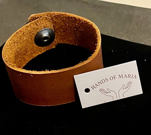 Plain brown leather - leather, european