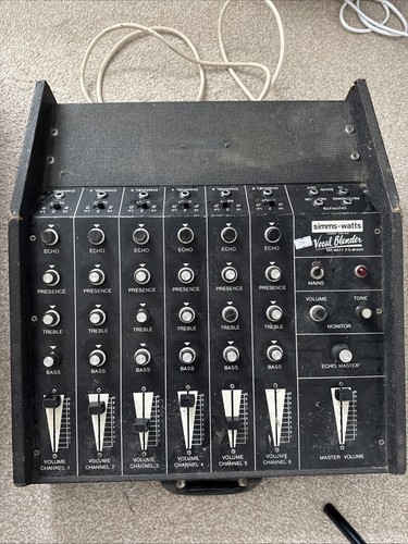 Vintage simms watts mixer - watts,