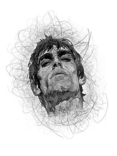 Oasis liam gallagher sketch - oasis,