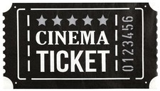 Hollywood Cinema Party Napkins Movies Cinema Film Pictures Ticket Serviettes x20