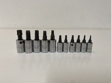 Mac Tools 11pc Torx Socket Set 1/4” & 3/8 T8-T55 Mac USA