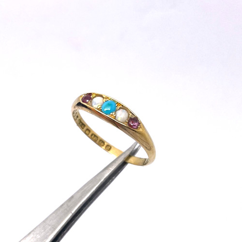 Antique 18ct gold - antique, size