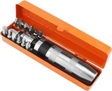 Heavy Duty 1/2in. Drive Hand Impact Screw Driver with 13 Impact Screwdriver Bits