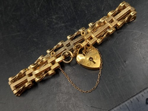 Asj rolled gold padlock - asj,